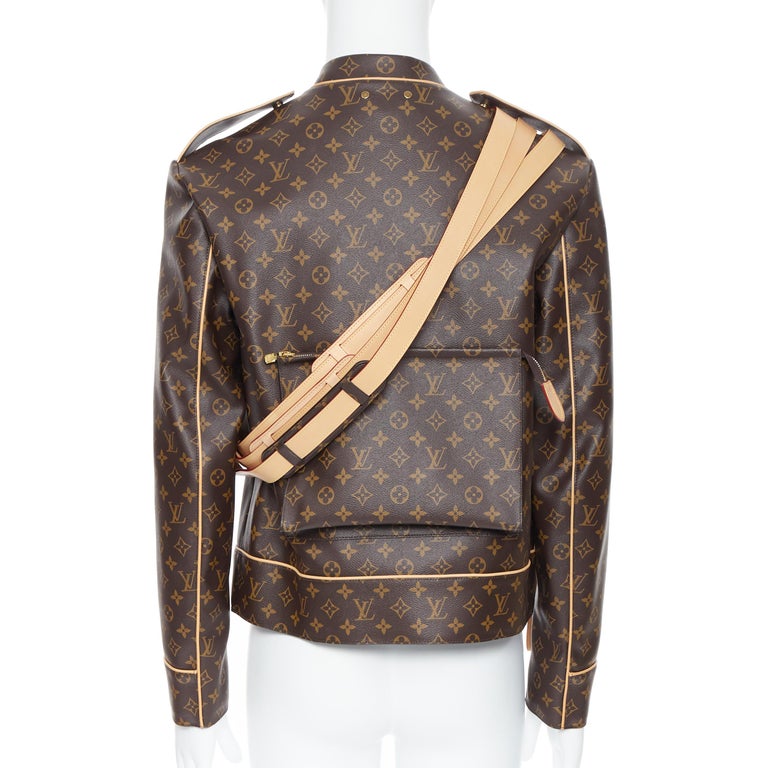 Louis Vuitton FW19 1 of 1 Monogram Reversible Wool Field Jacket