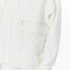 runway LOUIS VUITTON VIRGIL ABLOH Debut Plain Rainbow white monogram top L