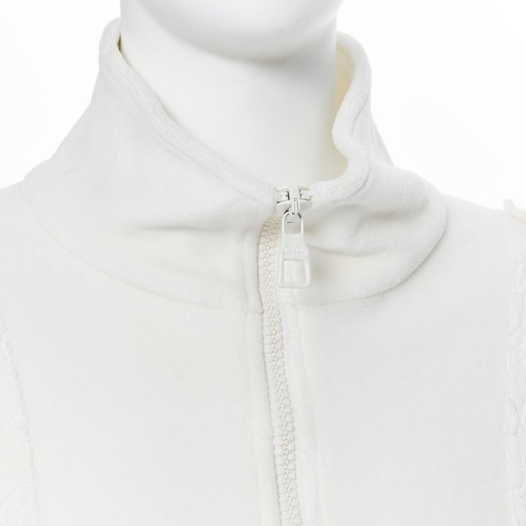 1950$ LOUIS VUITTON RUNWAY Plain Rainbow Relaxed Shirt Ivory Pure Silk Size  S - Luxgentleman