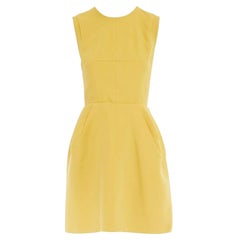 Glitter mini dress Louis Vuitton Yellow size 38 FR in Glitter - 29481947