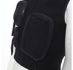 Runway LOUS VUITTON Virgil Abloh Multi 3D Pocket utility pocket ribbed vest M