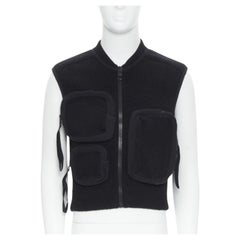Runway LOUS VUITTON Virgil Abloh Multi 3D Pocket utility pocket ribbed vest M