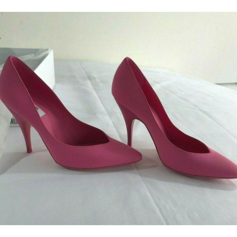 Runway SS15 Moschino Couture Jeremy Scott Barbie Pink High Heels Leather Pumps In New Condition In Los Angeles, CA