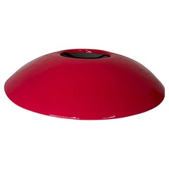RUNWAY! SS23 MOSCHINO Couture Jeremy Scott Red Fuchsia PVC Oversized OSFA Hat
