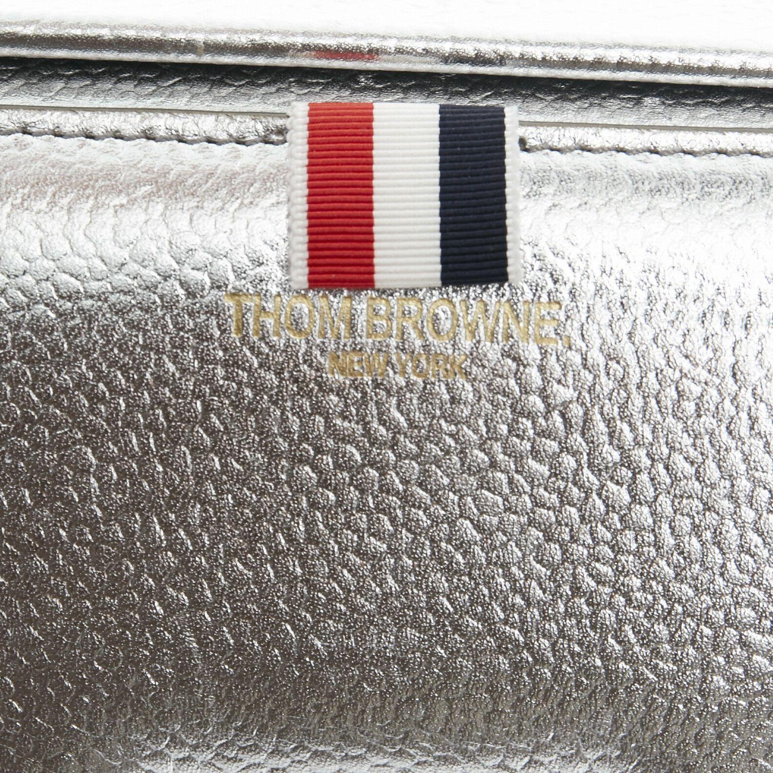 runway THOM BROWNE SS13 Mrs. Thom silver leather gold clasp lock doctor bag 1