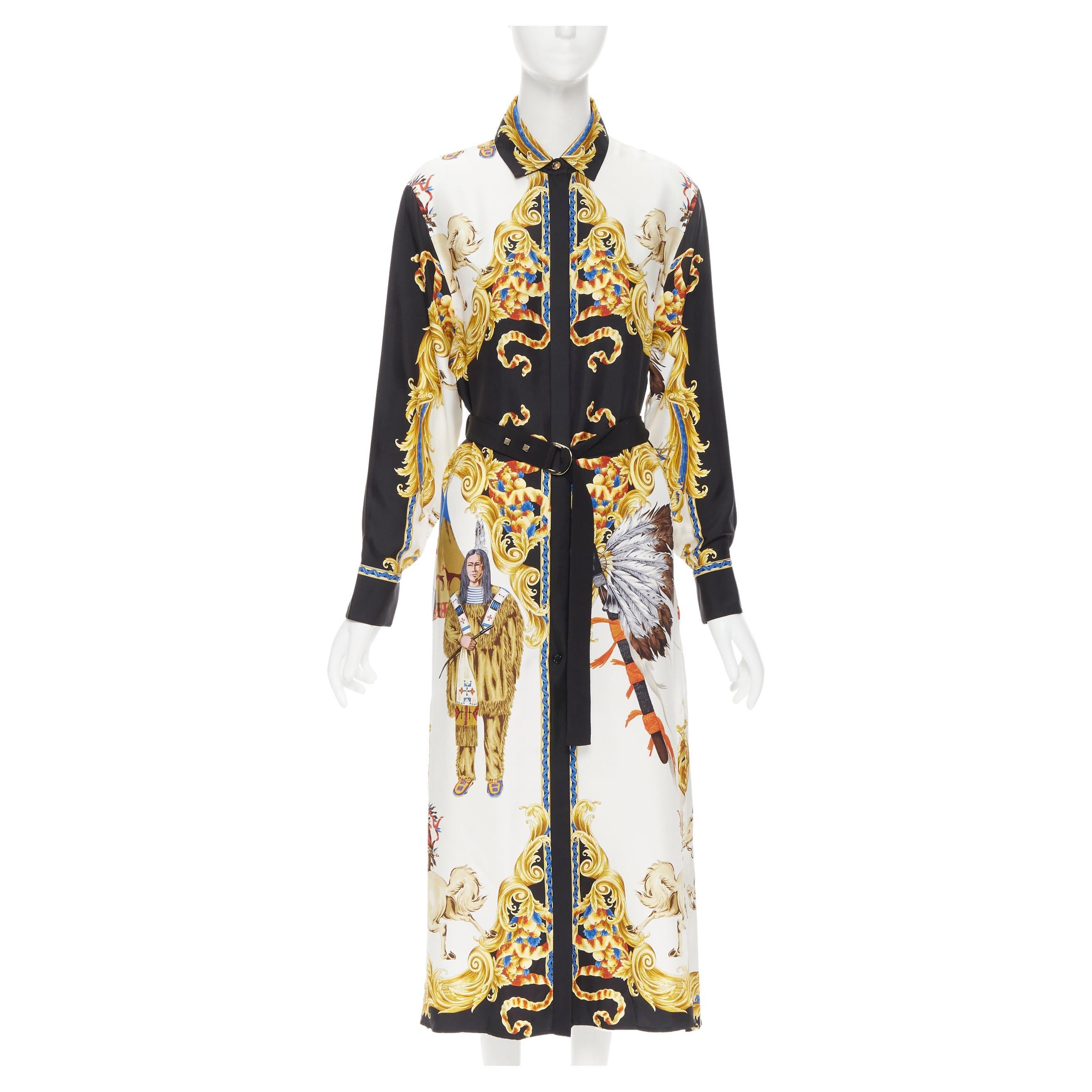 Versace BaroccoPrint Silk Robe  Neiman Marcus