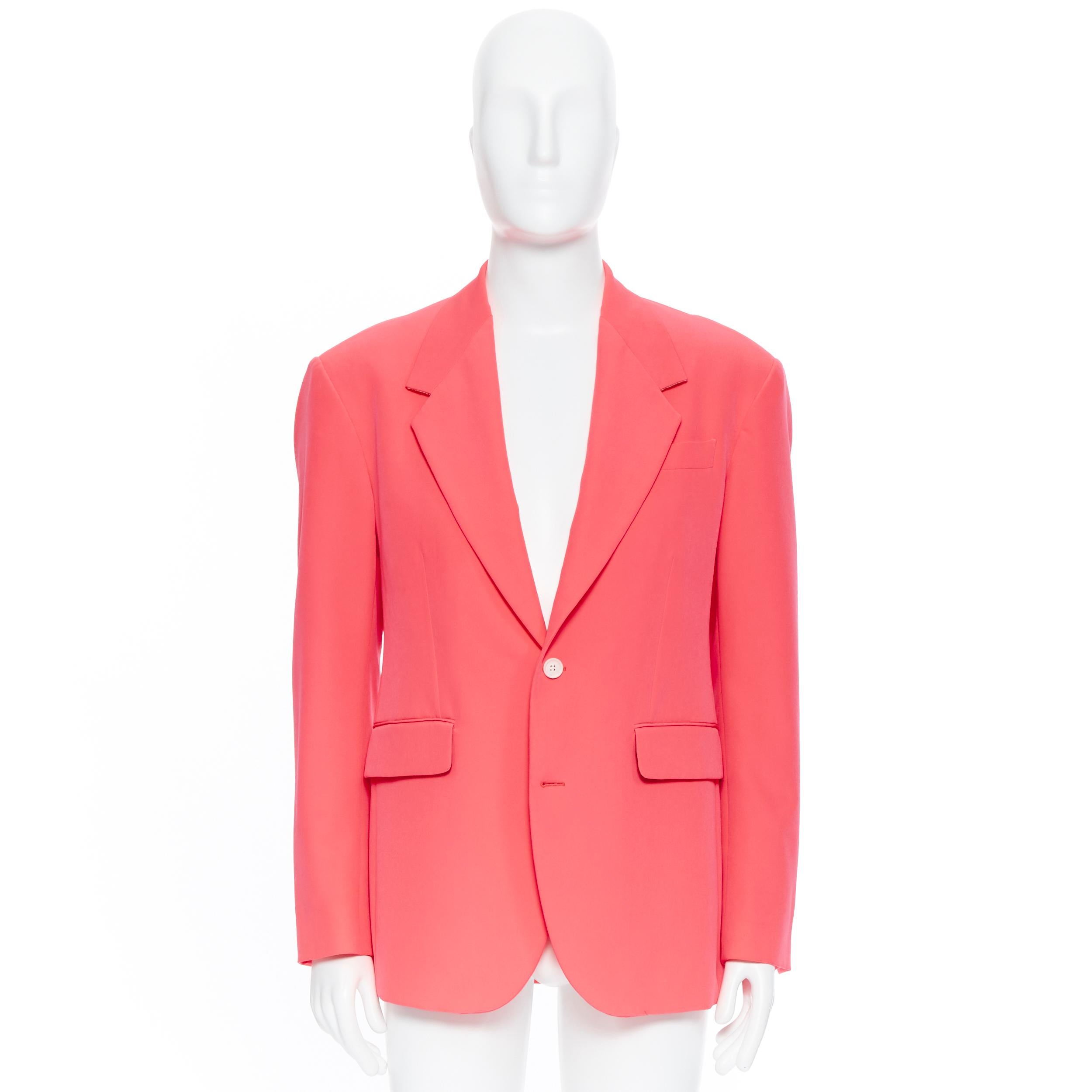 runway VERSACE SS19 shocking neon pink 