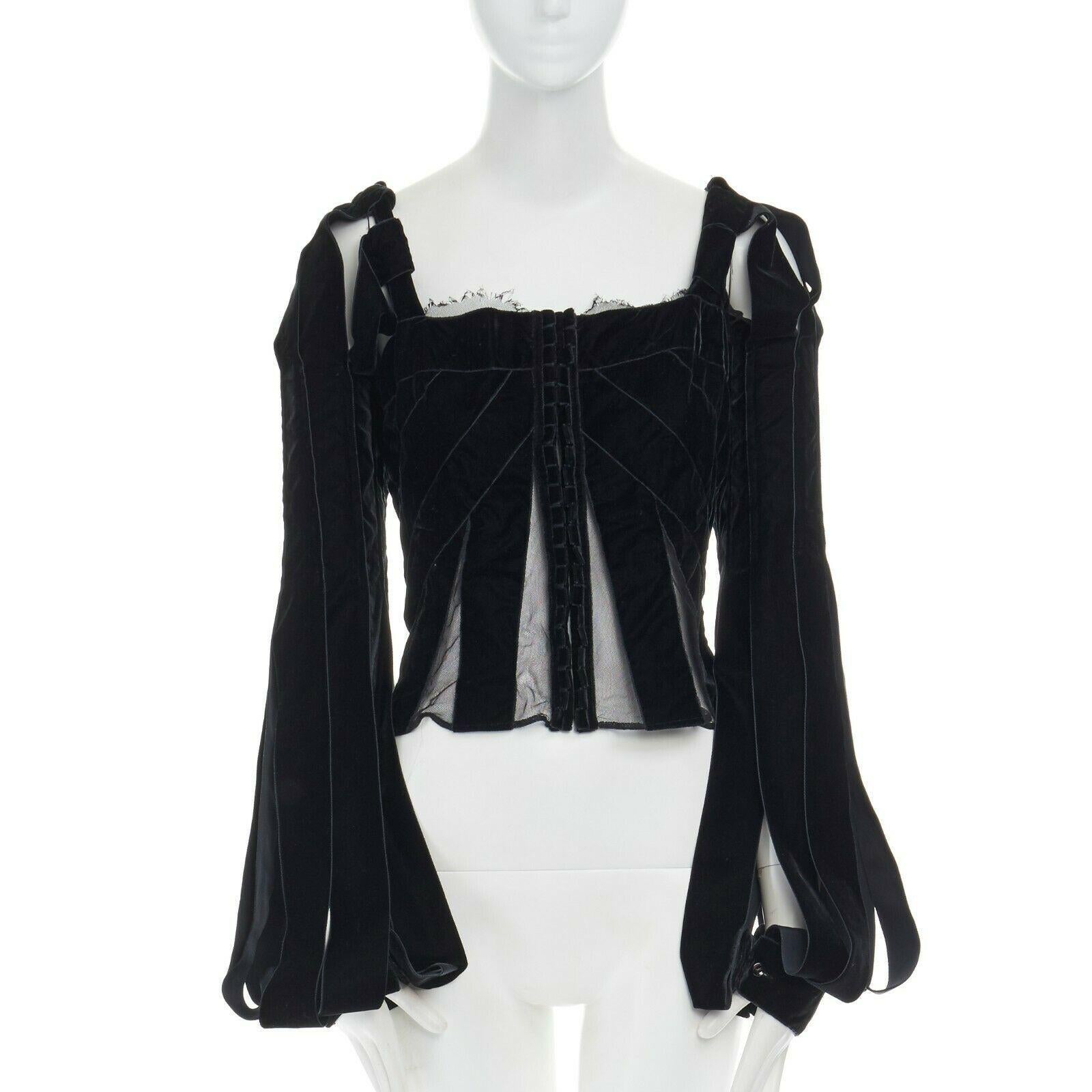velvet corset top