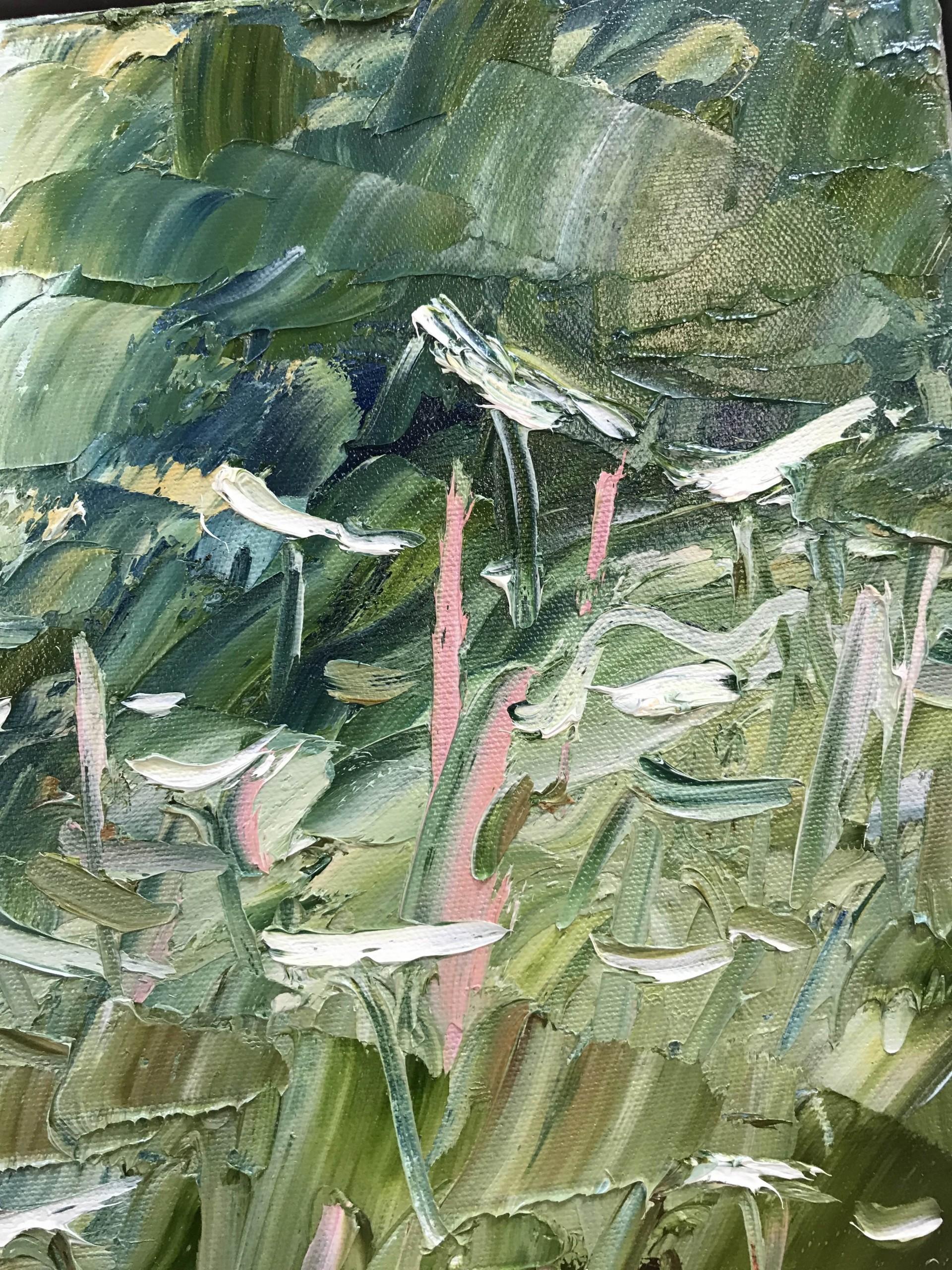 Gloucestershire Verge by Rupert Aker, Impressionist, Oil Painting, Landscape For Sale 3