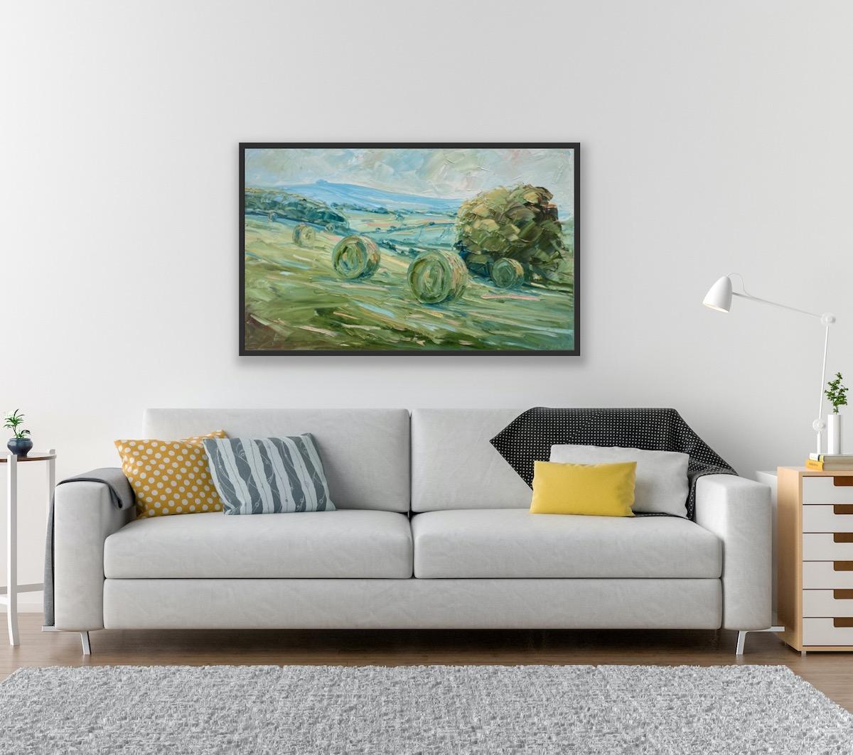 May Hill par Rupert Aker, Art contemporain, peinture à l'huile, art de paysage. - Painting de Rupert Aker 
