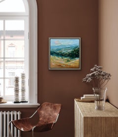 Grandi balle, sotto le Malverns - Quadro originale, Malvern Hills, Arte del paesaggio