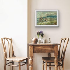 Burford from Barrington by Rupert Aker, Abstract painting, Contemporary