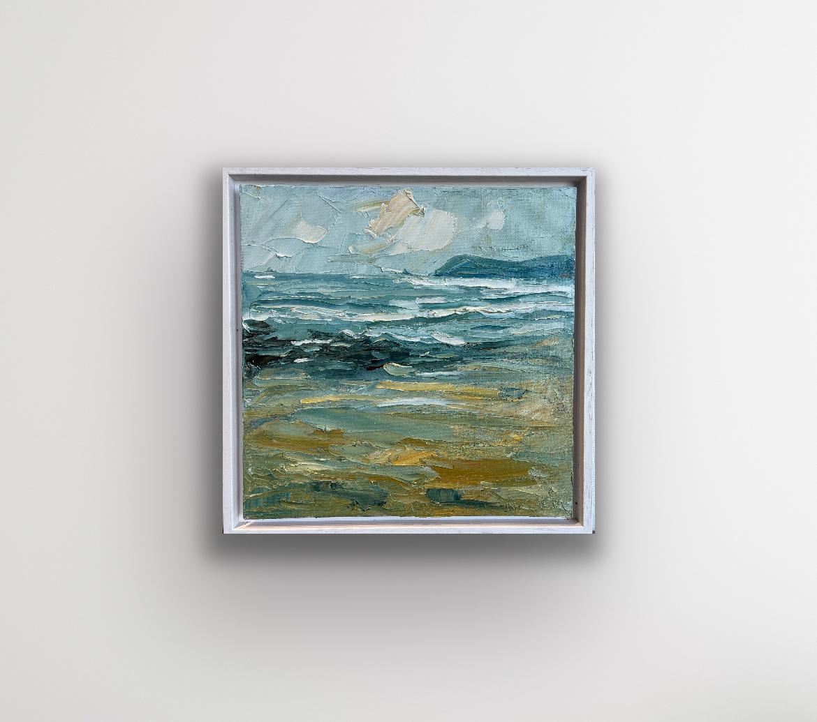 Wellen in der Constantine Bay in Cornwall

Zusätzliche Informationen:
Öl auf Karton
33 H x 33 B x 3 T cm (12,99 x 12,99 x 1,18 Zoll)
Verkauft gerahmt

Bildgröße:
Höhe: 30 cm (11,81 Zoll)
Breite: 30 cm (11,81 Zoll)

Komplette Größe des ungerahmten