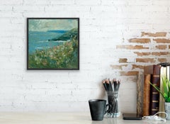 Cornish Coast, Rupert Aker, Original painting, Oil on Canvas, Landscape art