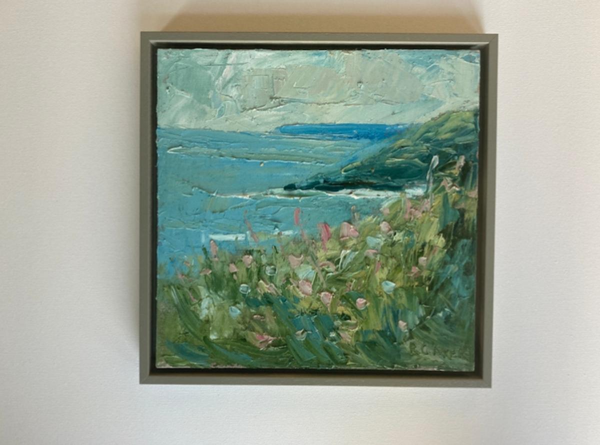 Cornish Coast, Rupert Aker, Original painting, Oil on Canvas, Landscape art  For Sale 2