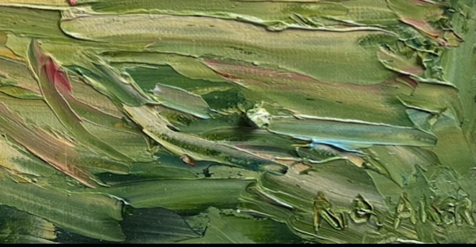 Cotswold Bales II, Originalgemälde, Landschaft im Angebot 4