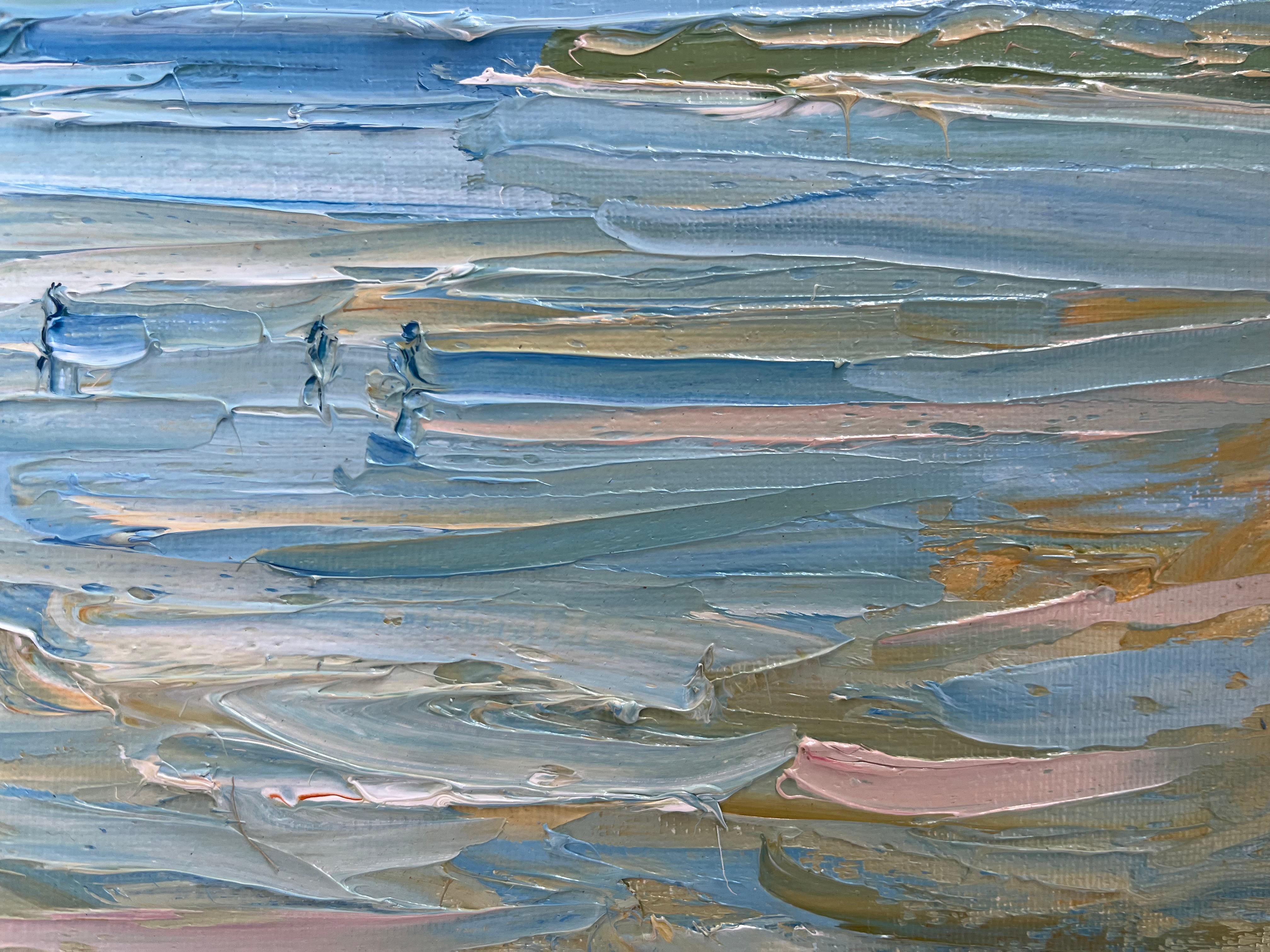 Daymer bay beach, wet sand and soft light

Oil Paint on Canvas
28 H x 33 W x 3 D cm (11.02 x 12.99 x 1.18 in)
Sold framed

Image size:
Height: 25cm (9.84 in)
Width: 30cm (11.81 in)

Complete size of unframed painting
Height: 25cm (9.84 in)
Width:
