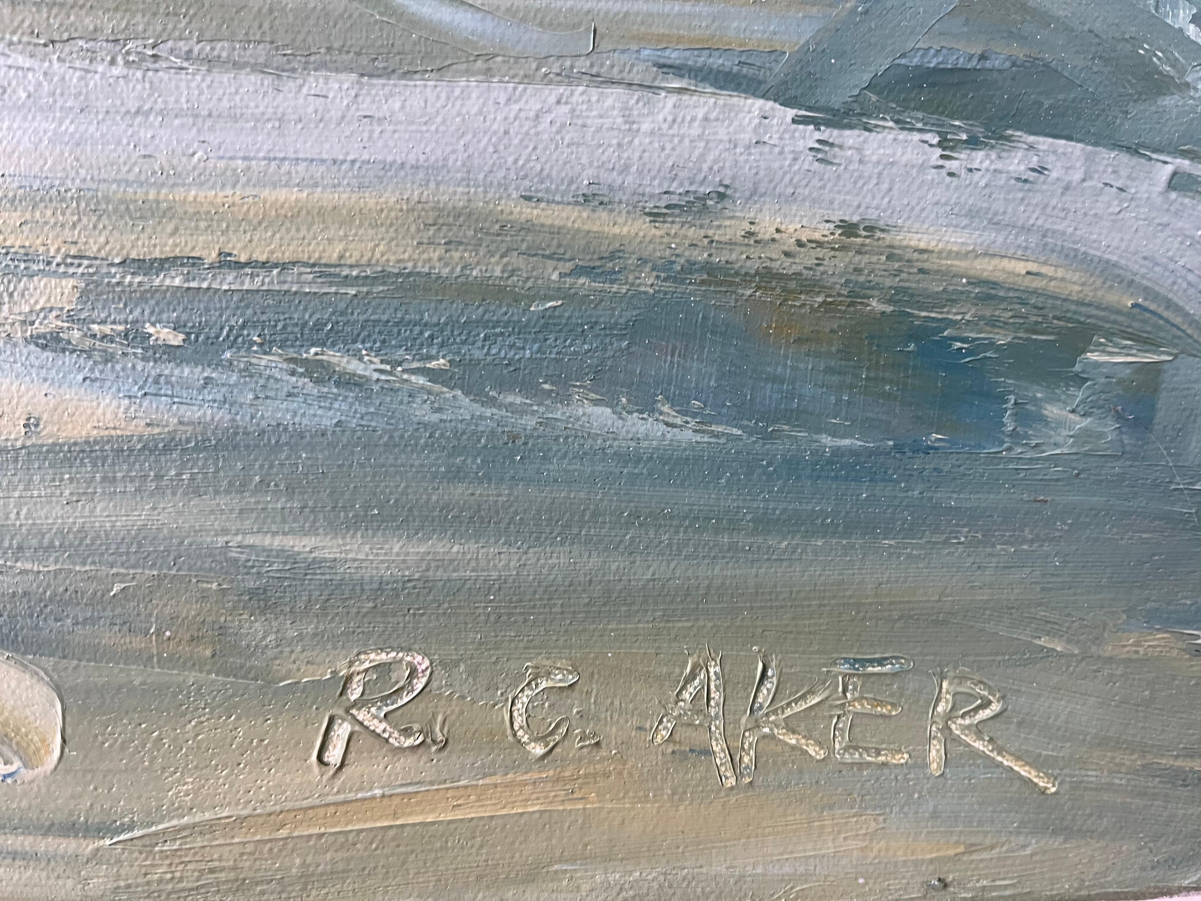 Daymer Bay, Original painting, Landscape, Seascape, Abstract, Beach, Cornwall For Sale 1