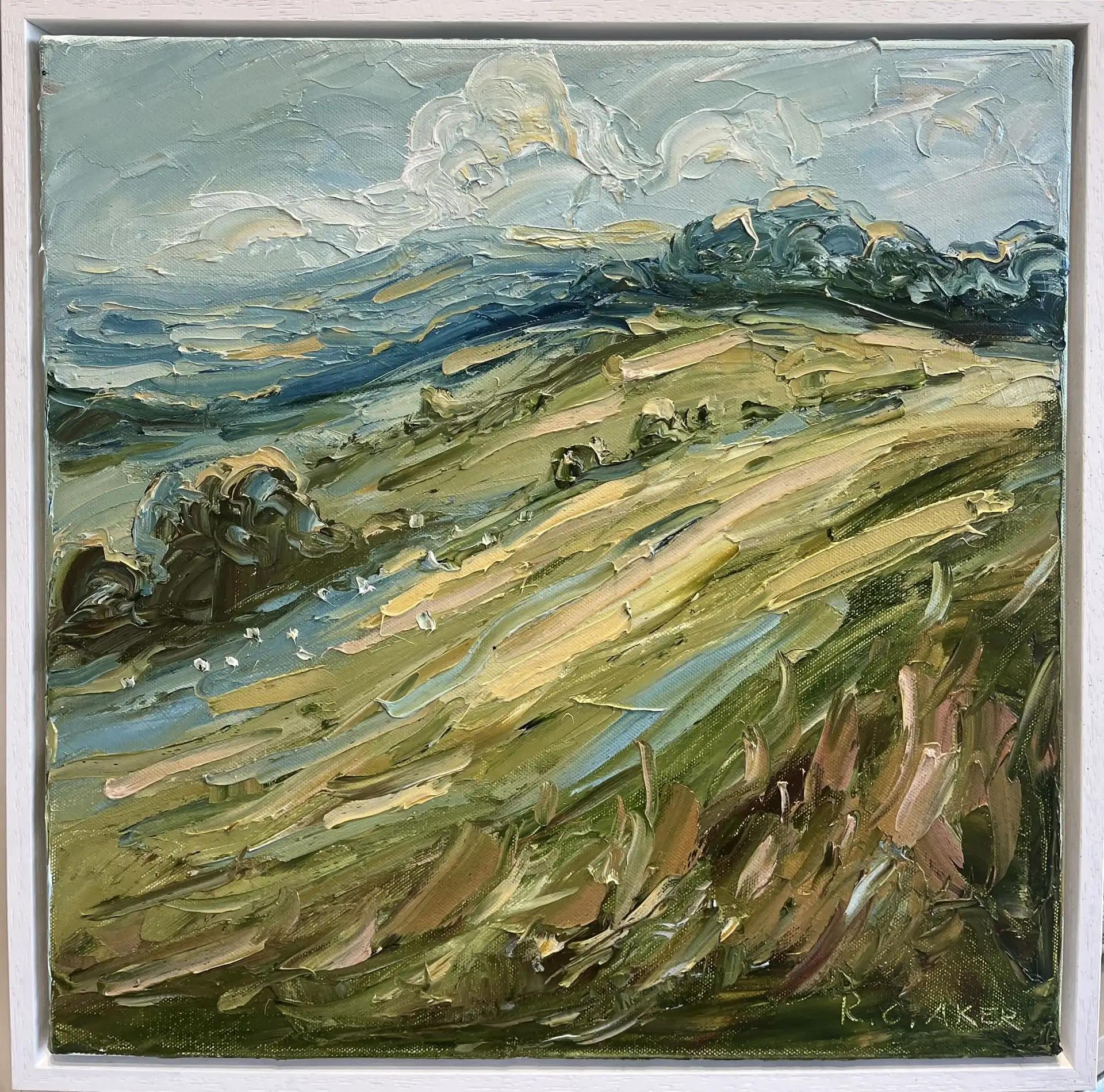 Rupert Aker Abstract Painting - Dover’s Hill