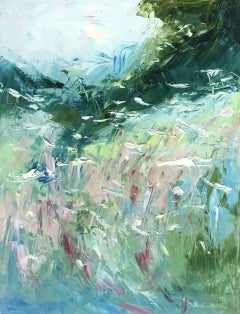 Evening Verge by Rupert Aker, Landscape painting, Impressionist art, Original