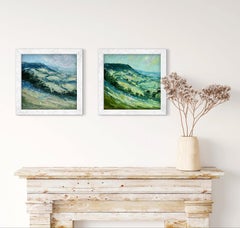 From Stinchcombe Hill, morning Light and Stinchcombe Hill, evening Diptych