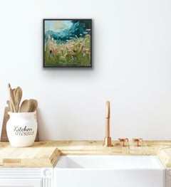 July Verge, Rupert Aker, Original painting, Landscape art, Cotswolds landscape