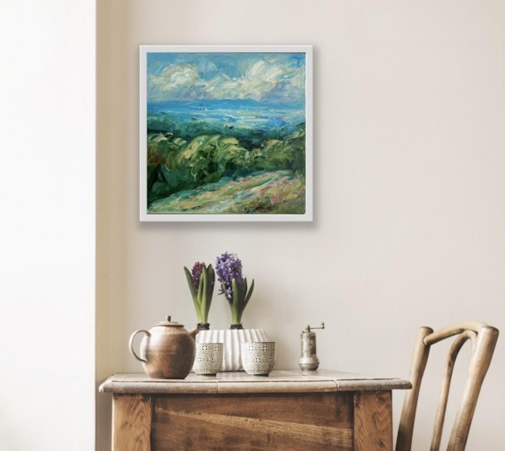 Leckhampton Hill, Rupert Aker, Original Landscape Painting, Cotswolds Artwork For Sale 3