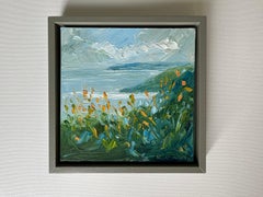 Montbretia, seascape, landscape, nature, impressionist