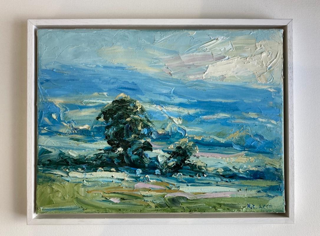 Overlooking Sheepscombe - Painting by Rupert Aker