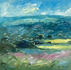 Painswick, Rupert Aker, Affordable Artwork, Original Cotswold Landscape Painting
