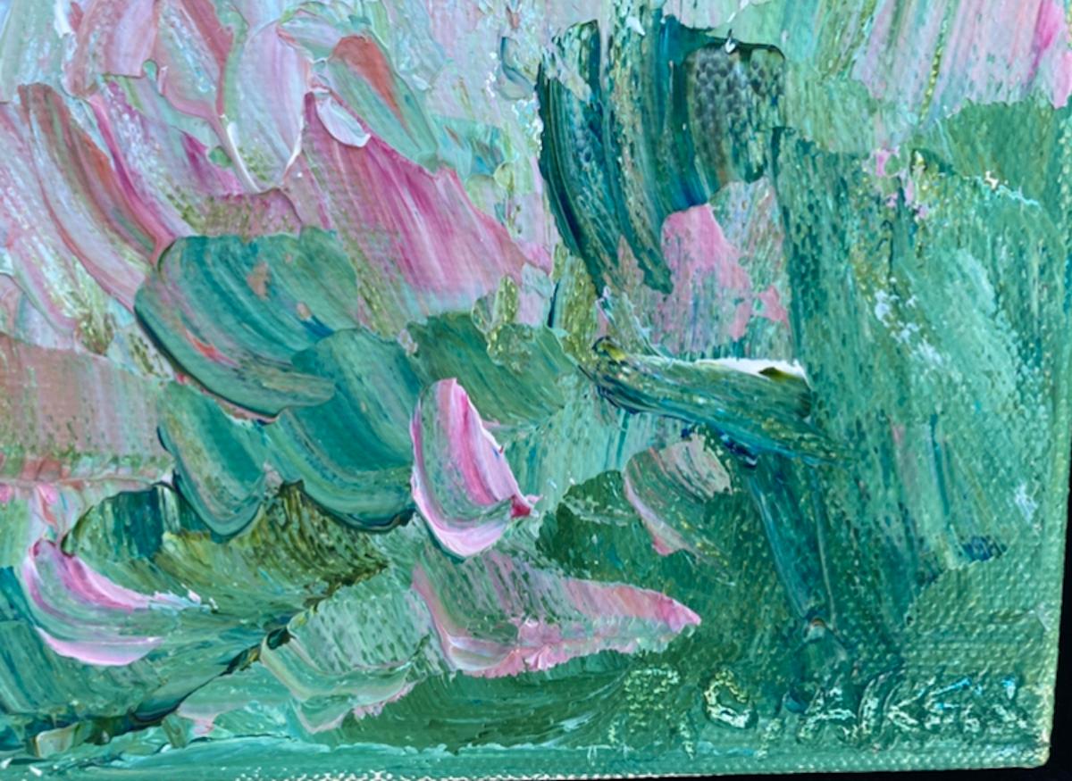 Pink Seascape - Blue Landscape Painting by Rupert Aker