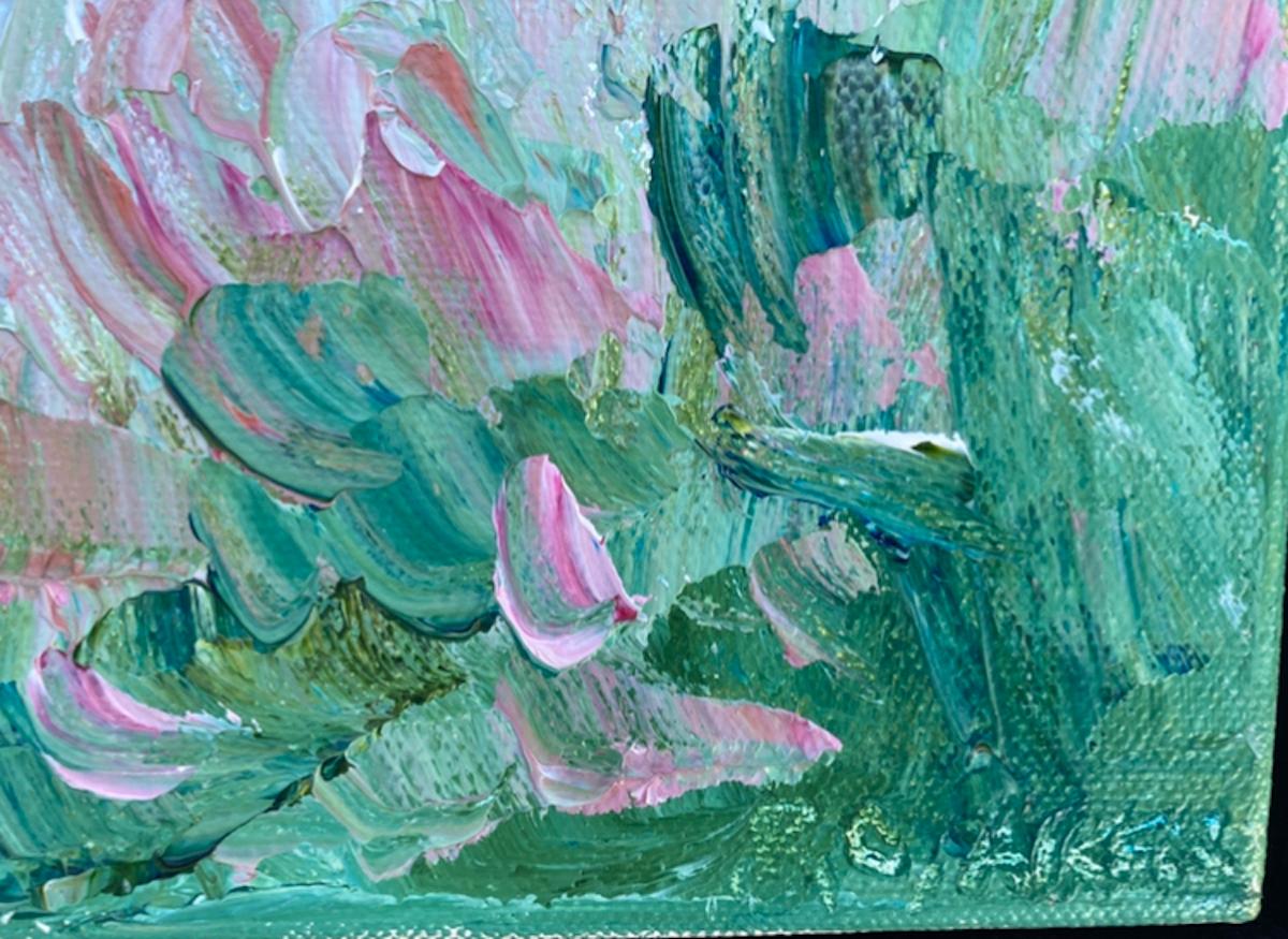 Paisaje marino rosa - Landscape Painting Azul de Rupert Aker