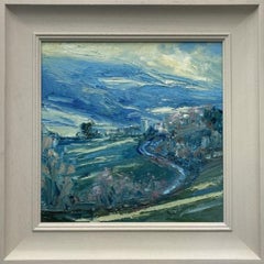Pitchcombe, Impressionist Landscape Painting, Original Countryside Artwork