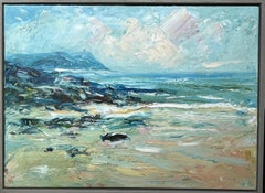 Polzeath, Primavera - Originale, Paesaggio marino, Impressionista, Spiaggia