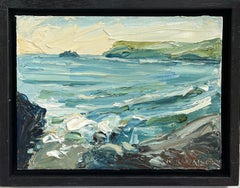 Polzeath, surf, Original painting, landscape