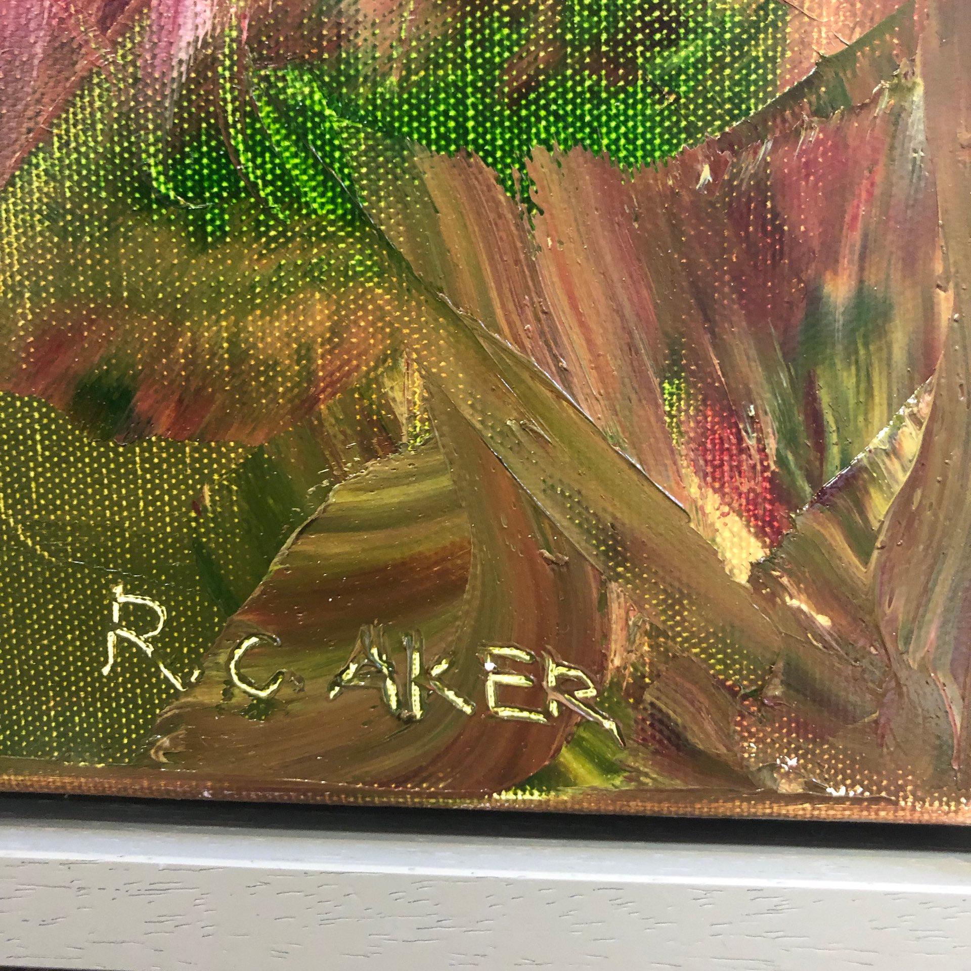Rupert Aker, Big Bales, Late Summer Original Oil Painting, Textured Paintings 2