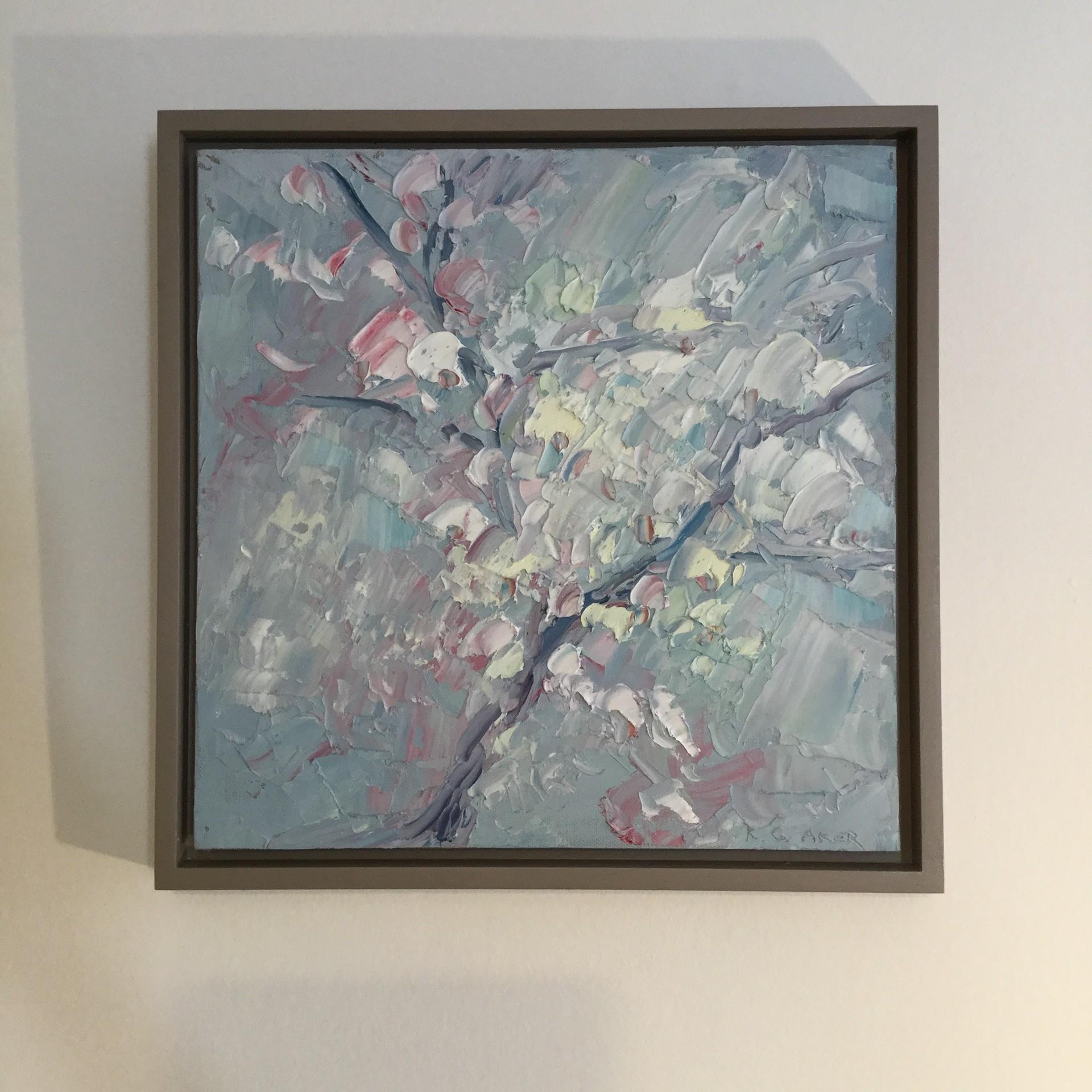 Rupert Aker, Blossom, Original Bright Floral Painting, Affordable Art 1