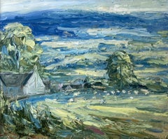 Rupert Aker, Clattergrove, Spring, Cotswolds Landscape Painting, Affordable Art