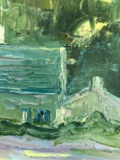 Rupert Aker, Cottage, Great Tew, Landscape Art, Affordable Art, Countryside Art