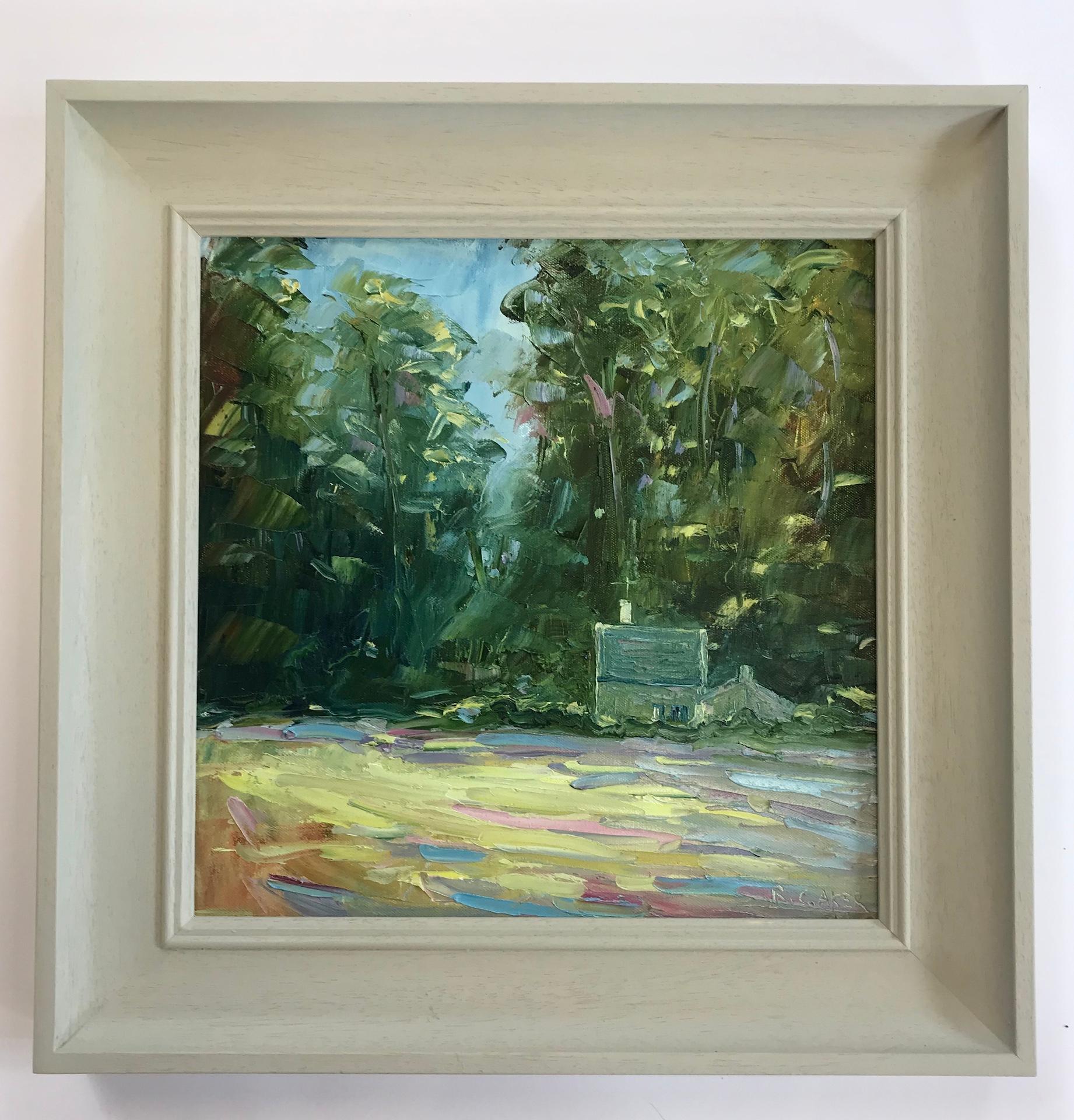 Rupert Aker, Cottage, Great Tew, Landscape Art, Affordable Art, Countryside Art