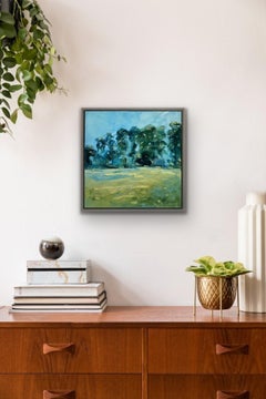 Rupert Aker, Great Tew, Summer, Cotswolds Landscape Art, Original Painting