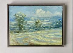 Rupert Aker, Hazy Summer, Landscape Art, Cotswold Landscape, Original Painting