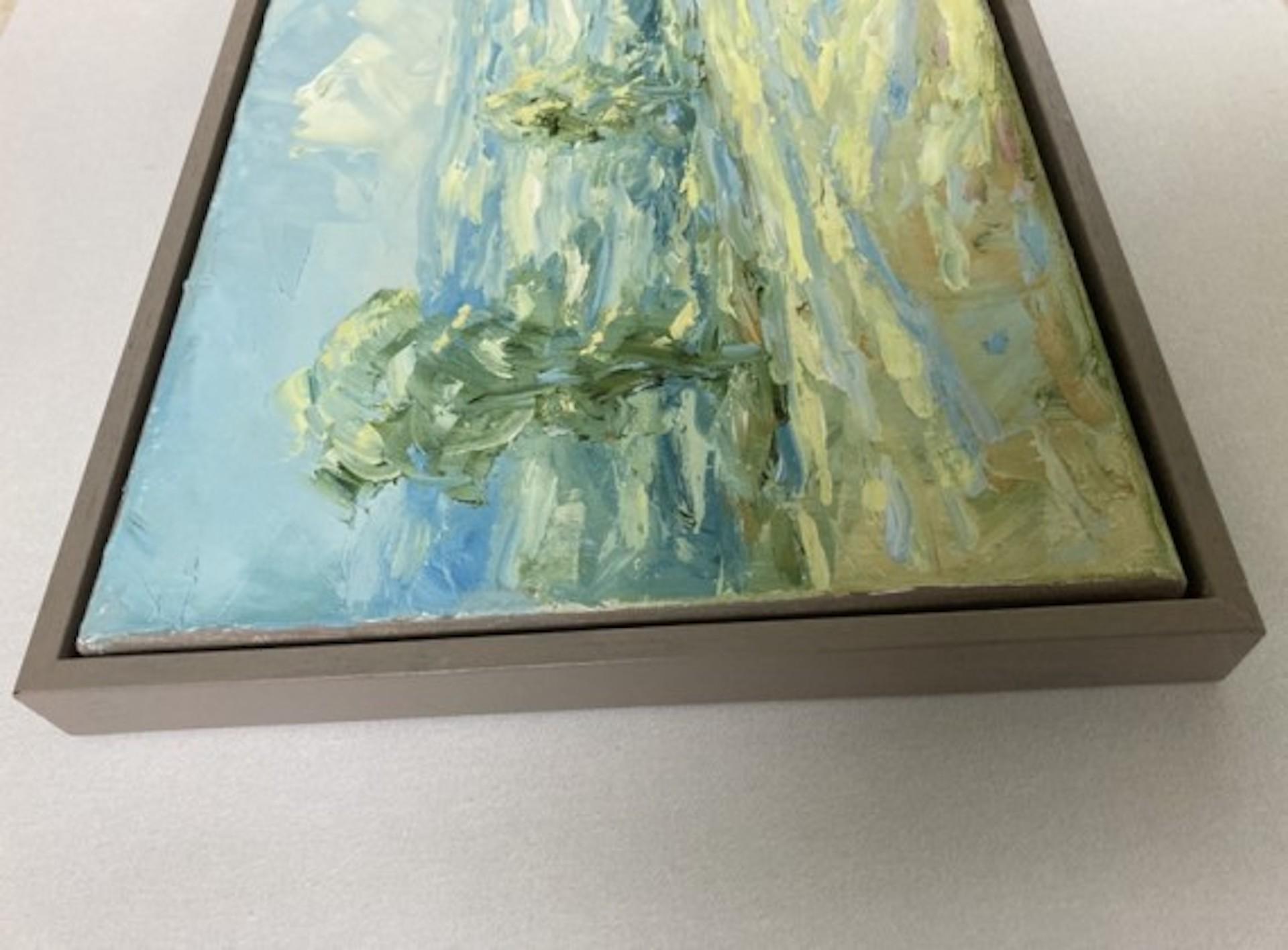 Rupert Aker, Verano brumoso, Arte paisajístico, Paisaje de Cotswold, Pintura original en venta 4