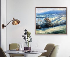 Rupert Aker, Sheepscombe, Winter, Original landscape painting