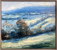 Rupert Aker, Sheepscombe, Hiver, peinture de paysage originale