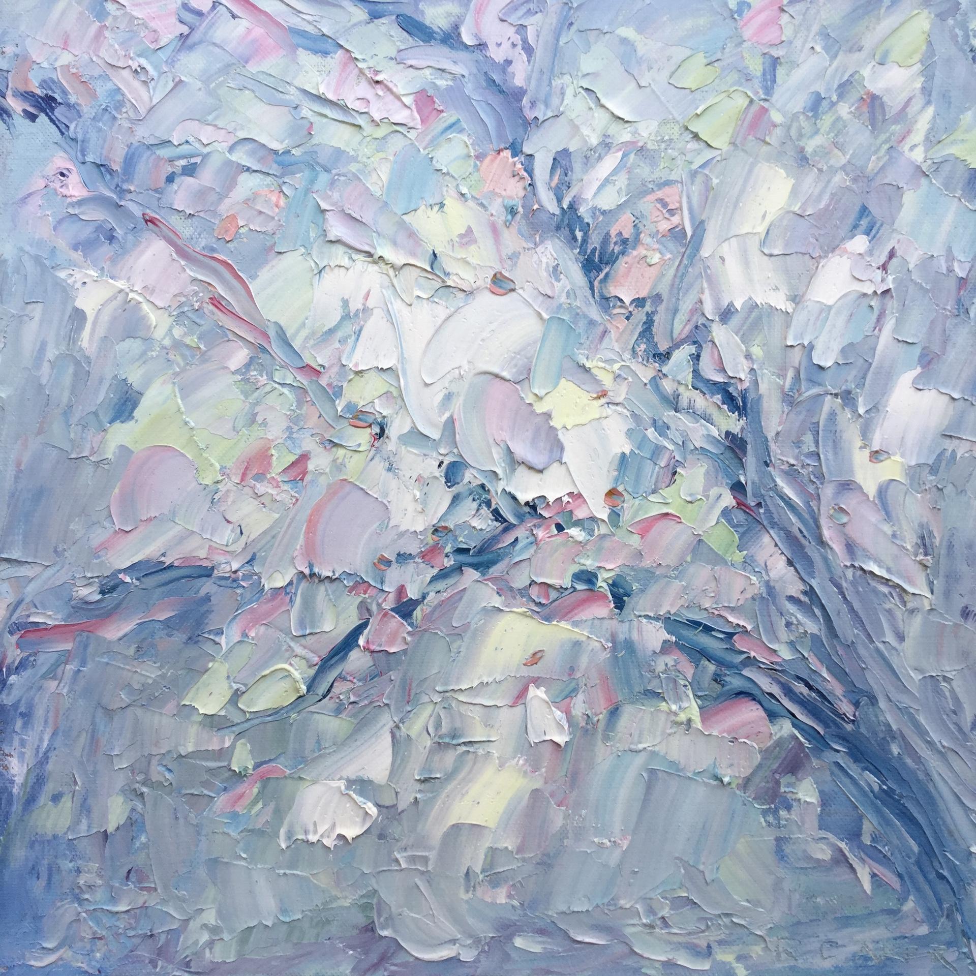 Rupert Aker, Spring Triptych, Original Landscape Paintings, Collection Art 7