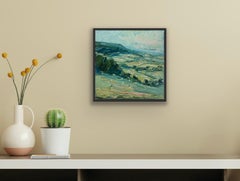 Peinture originale de Stinchcombe Hill, Rupert Aker, paysage de style impressionniste