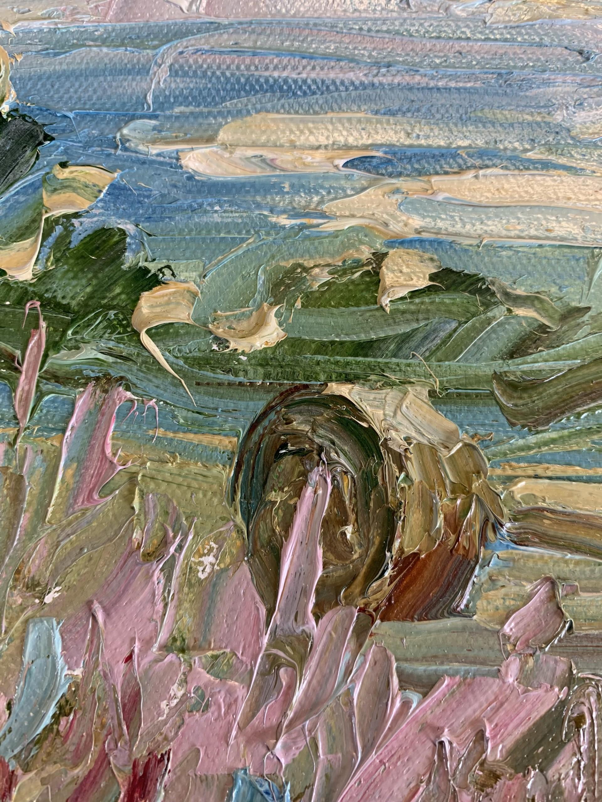 Summer Bales II, Contemporary Landscape Painting, Original Rural Artwork 3