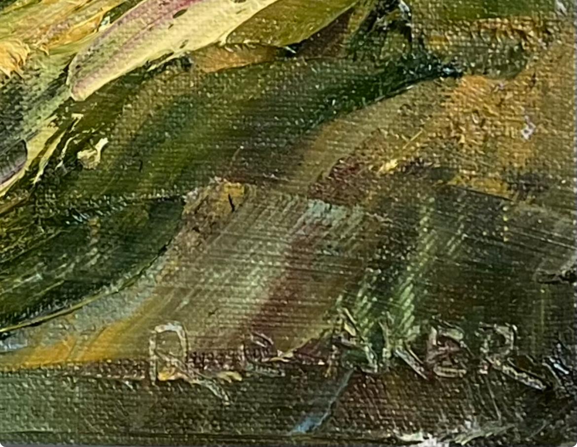 Swift's Hill, Sonnenuntergang, Originalgemälde, Landschaft im Angebot 5
