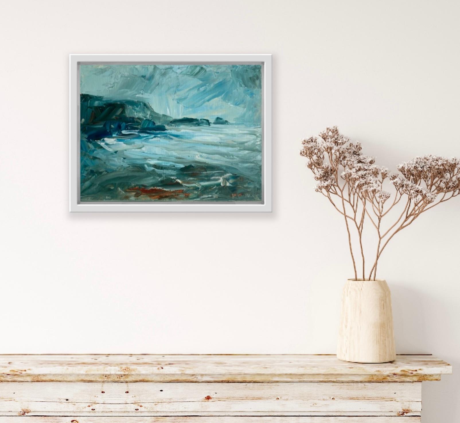 Playa de Welcombe - Painting Expresionista de Rupert Aker